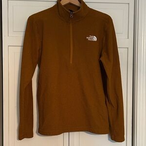 The North Face Tan/Brown Quarter-Zip Fleece
Men’s size Medium
